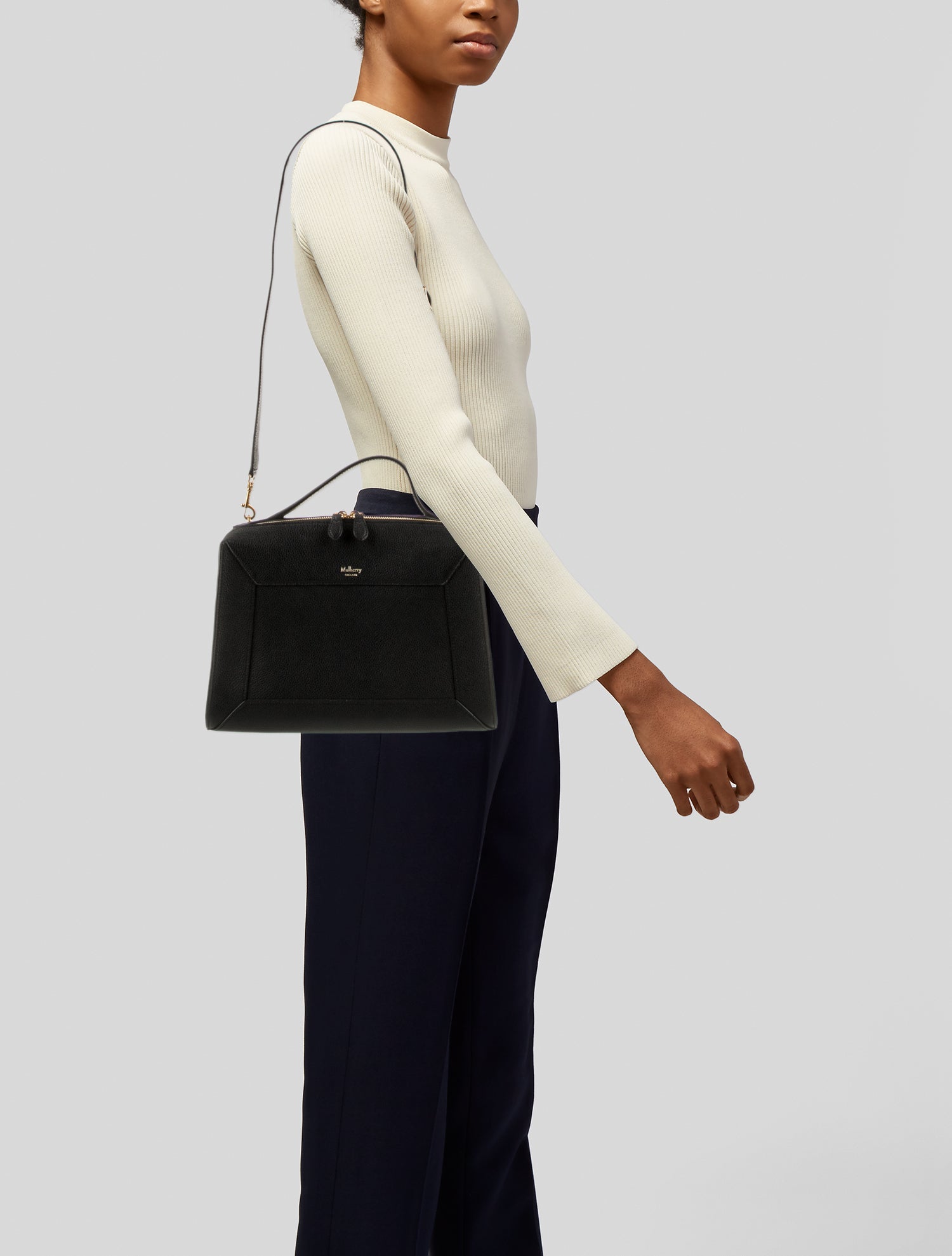 Mulberry Leather Shoulder Bag